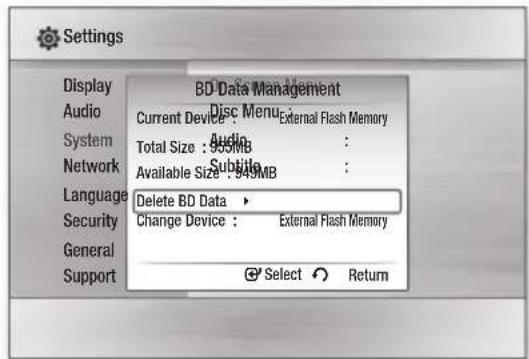 SAMSUNG HT-C5500D - BD Data Management - 1