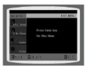 SAMSUNG HT-WP30 - Press the MENU button. - 1