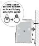 SAMSUNG HT-WP30 - To hang the wireless receiver module on the wall - 3