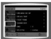 SAMSUNG HT-WP30 - Method 1 When adjusting the audio quality using the setup screen - 2