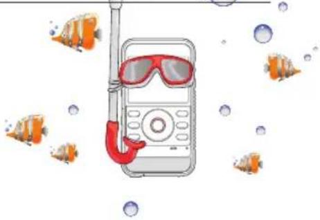 SAMSUNG HMX-W350YP - Eigenschaften der Wasser-/Staubdichtigkeit und der Stoßfestigkeit - 1