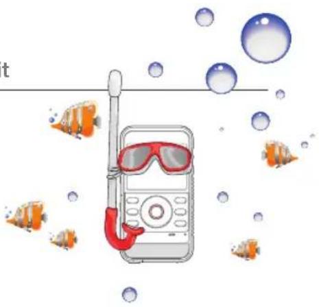 SAMSUNG HMX-W300BP - Verwendung des Geräts in der Nähe von oder unter Wasser - 1