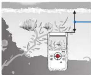 SAMSUNG HMX-W200BP - Verwendung des Geräts in der Nähe von oder unter Wasser - 1