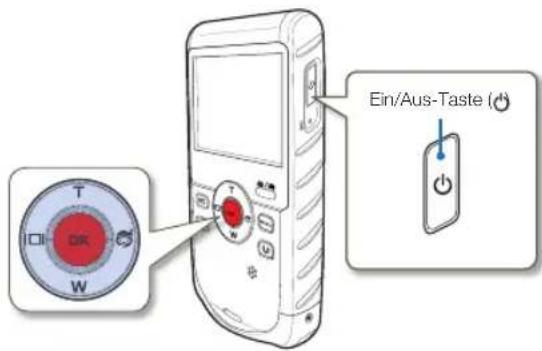 SAMSUNG HMX-W200BP - GERÄT EIN-/AUSSCHALTEN - 1