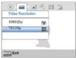 SAMSUNG HMX-W200BP - Video Resolution (Videoauflösung) - 2