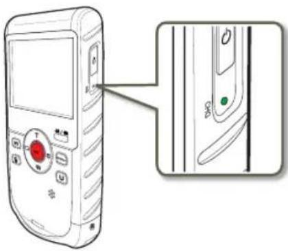 SAMSUNG HMX-W200BP - Den Aufladestatus überprüfen - 1