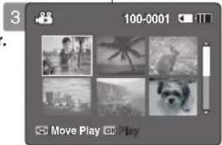 SAMSUNG VP-X300 - Deleting Movie Files - 3