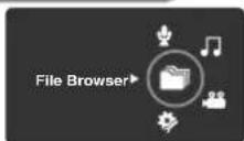 SAMSUNG VP-X300 - Modus File Browser (Dateibrowser) einstellen - 2