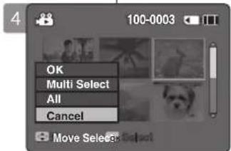 SAMSUNG VP-X300 - Deleting Movie Files - 4