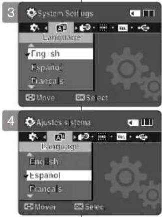SAMSUNG VP-X300 - Selecting Language - 1