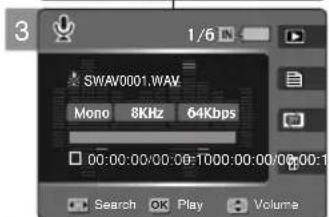 SAMSUNG VP-MM12S - Deleting Voice Files - 1