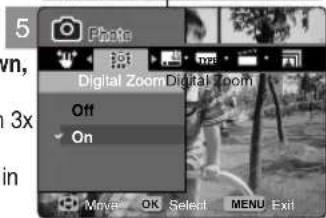 SAMSUNG VP-MM12S - Digitalzoom verwenden - 3