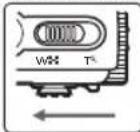 SAMSUNG VP-MM12S - Move the [W/T] zoom switch to T (TELE). - 4