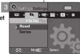 SAMSUNG VP-MM12S - Funktion File No. (Dateinummer) einstellen - 1