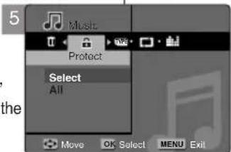 SAMSUNG VP-MM12S - Protecting Music Files - 2