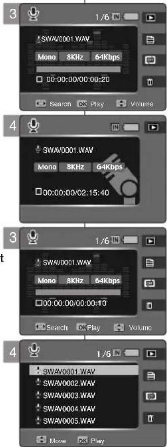 SAMSUNG VP-MM12S - Shortcut-Tasten verwenden - 1