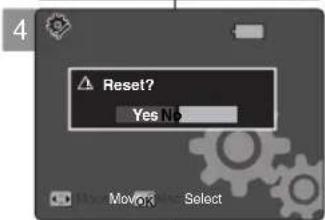 SAMSUNG VP-MM11S - Resetting the Miniket Photo - 2