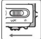 SAMSUNG VP-MM11S - Move the [W/T] zoom switch to W (WIDE) - 2
