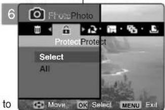 SAMSUNG VP-MM11S - Protecting Photo Files - 2
