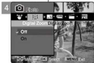 SAMSUNG VP-MM11S - Digitalzoom verwenden - 2