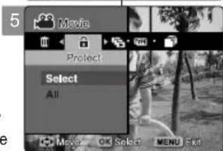 SAMSUNG VP-MM11S - Protecting Movie Files - 2