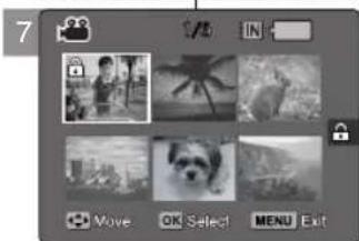 SAMSUNG VP-MM11S - Protecting Movie Files - 3