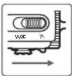SAMSUNG VP-MM11S - Move the [W/T] zoom switch to W (WIDE). - 1