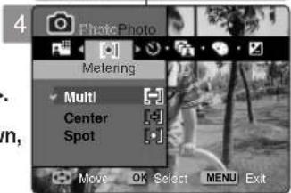 SAMSUNG VP-MM11S - Belichtungsmessmethode einstellen - 2