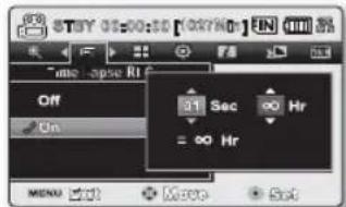 SAMSUNG SMX-F33LP - Intervall einstellen: - 2