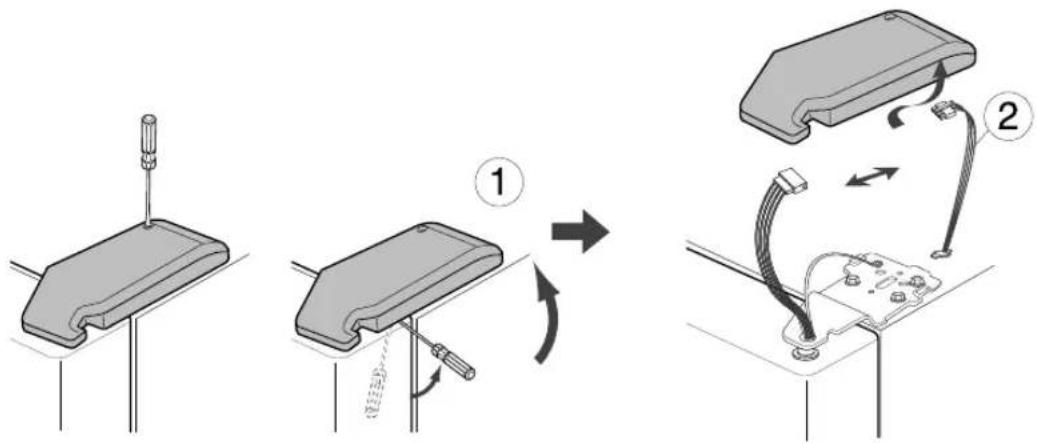 SAMSUNG RS21WCSW - Removing the Refrigerator Door - 1