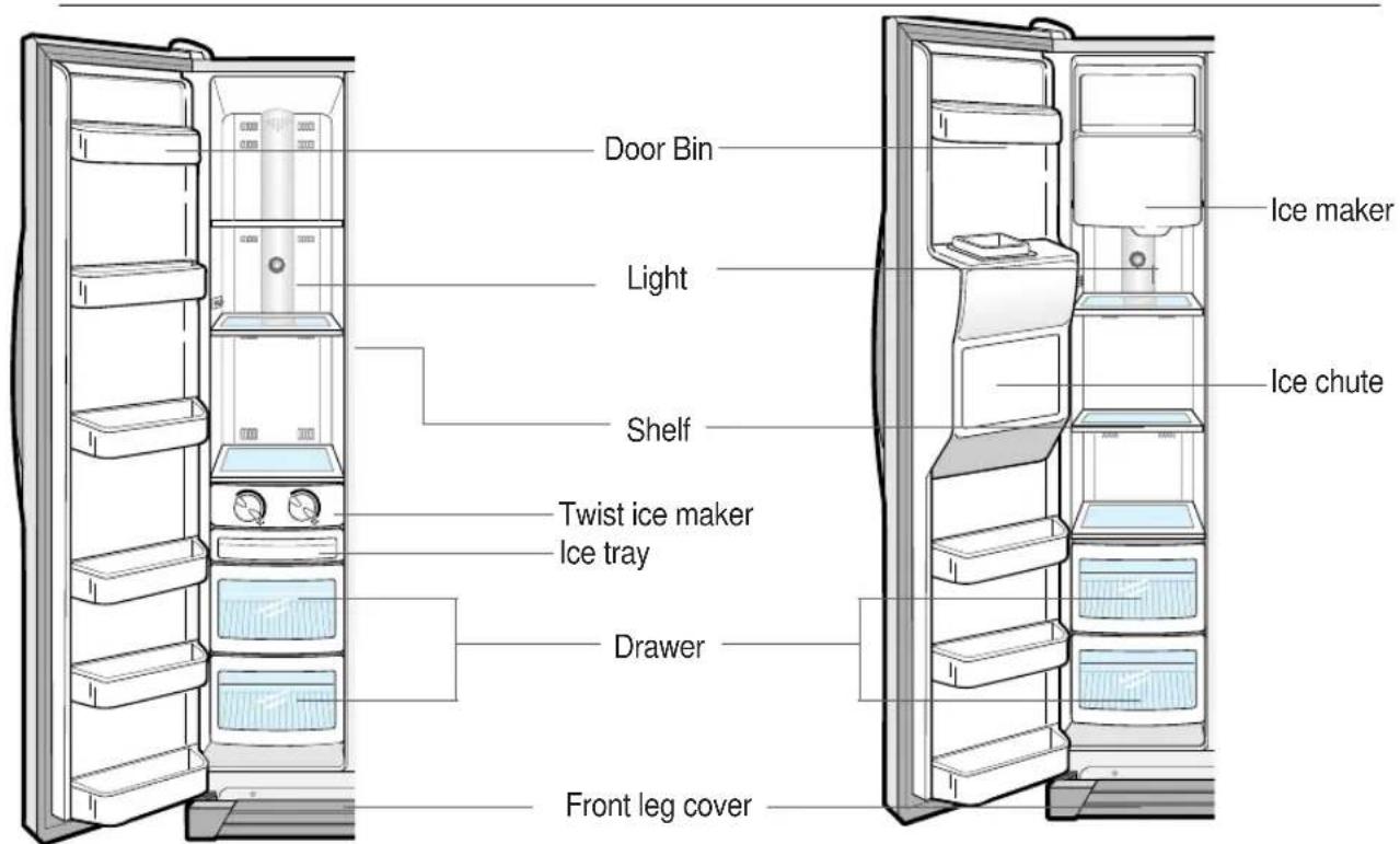 SAMSUNG RS21WCSW - SHELVES AND BINS - 2