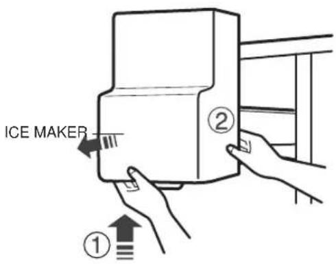 SAMSUNG RS21WCSW - Check the amount of water supplied to the ice tray. - 1