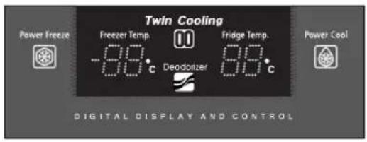 SAMSUNG RS21WCSW - DIGITAL PANEL - 1
