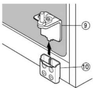 SAMSUNG RS21WCSW - Removing the Refrigerator Door - 4
