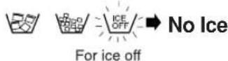 SAMSUNG RS21WCSW - Press the Ice Type button to select the type of ice: - 3