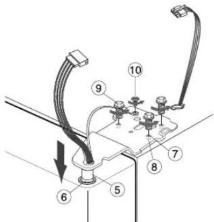 SAMSUNG RS21WCSW - Reattaching the Refrigerator Door - 3