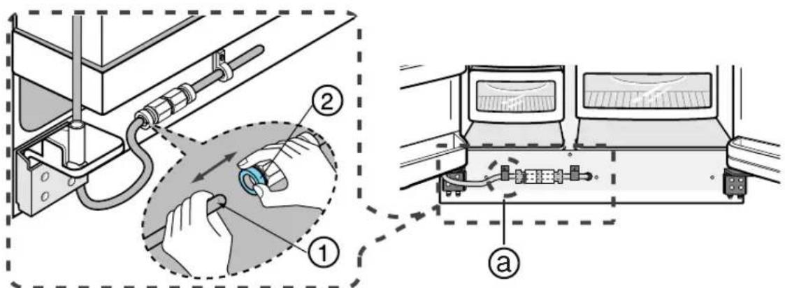 SAMSUNG RS21WCSW - Separating the water supply line from the refrigerator (Optional) - 1