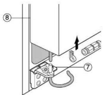 SAMSUNG RS21WCSW - Removing the Freezer Door - 3