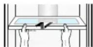 SAMSUNG RS21JCSV - Tempered glass shelf - 1