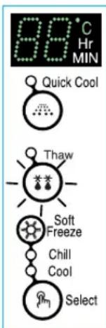 SAMSUNG RS21JCSV - "Thaw" button - 1