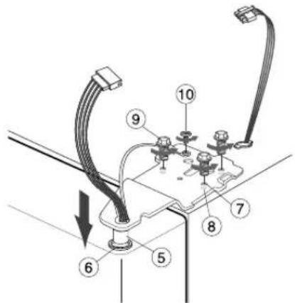 SAMSUNG RS21JCSV - Reattaching the Refrigerator Door - 3