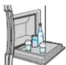 SAMSUNG RS21JCSV - To access the extra refrigerating compartment, hold the compartment door handle and pull it downwards. - 3