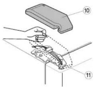SAMSUNG RS21JCSV - Reattaching the Freezer Door - 5