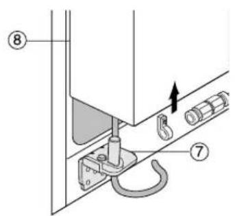 SAMSUNG RS21JCSV - Removing the Freezer Door - 3