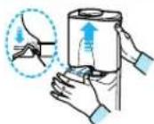 SAMSUNG RS21JCSV - INSTALLING A REGULAR BOTTLE - 2