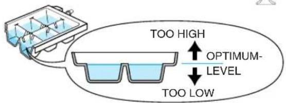 SAMSUNG RS21JCSV - Check the amount of water supplied to the ice tray. - 4