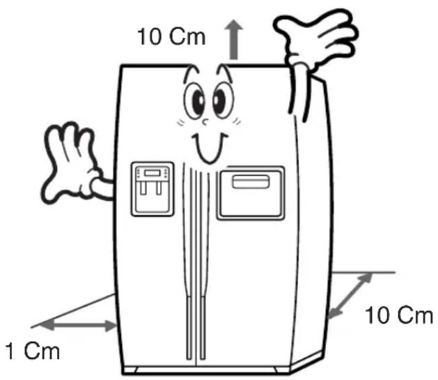 SAMSUNG RS21JCSV - Selecting the Location for the Refrigerator - 2