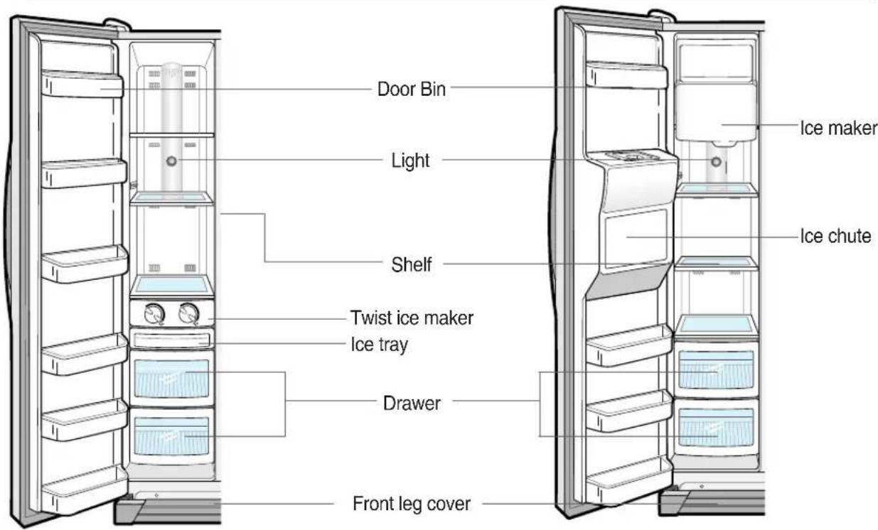 SAMSUNG RS21JCSV - SHELVES AND BINS - 2