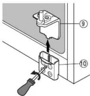 SAMSUNG RS21JCSV - Removing the Refrigerator Door - 4