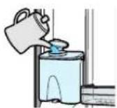 SAMSUNG RS21JCSV - FILLING THE WATER TANK - 2